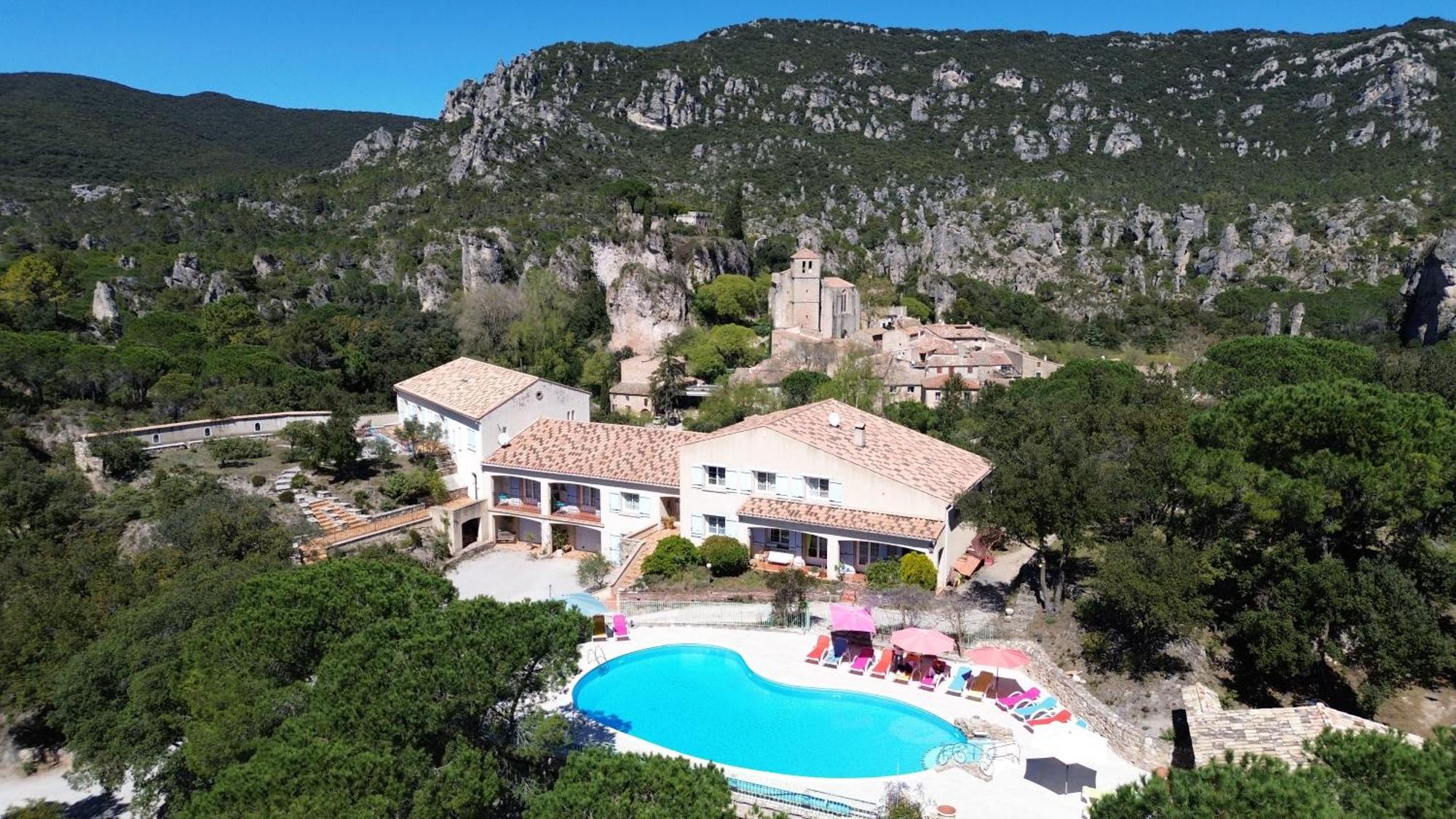 Hotel Les Hauts De Mourèze Exteriör bild